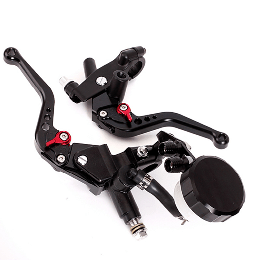 2 brake and clutch levers on bikes (2)